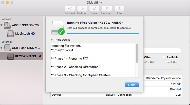 Why a flash drive is not showing up on Mac?